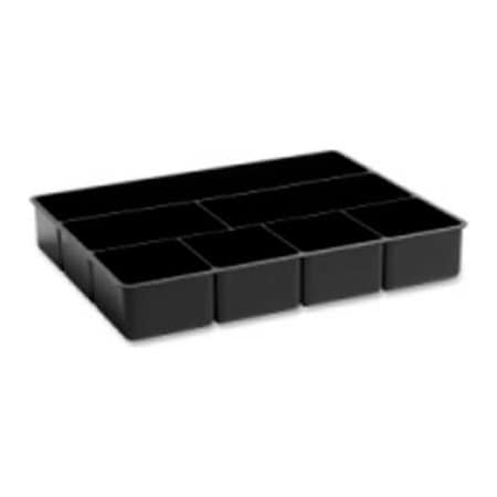 Rubbermaid Commercial Rubbermaid Desk Drawer Director with 7 Compartments Black 11906ROS